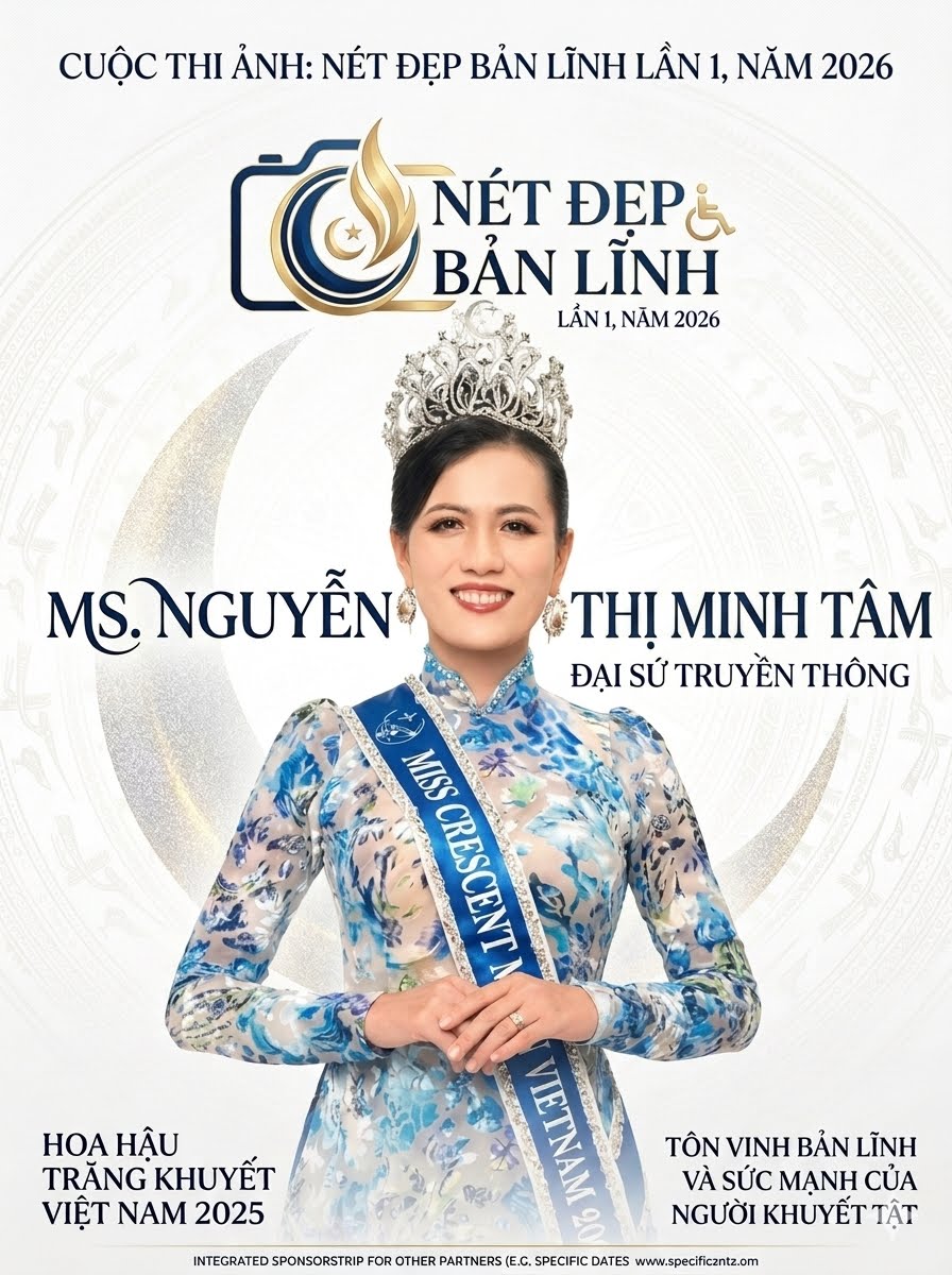 HOA HẬU NGUYỄN THỊ MINH TÂM – ĐẠI SỨ TRUYỀN THÔNG CUỘC THI ẢNH 
